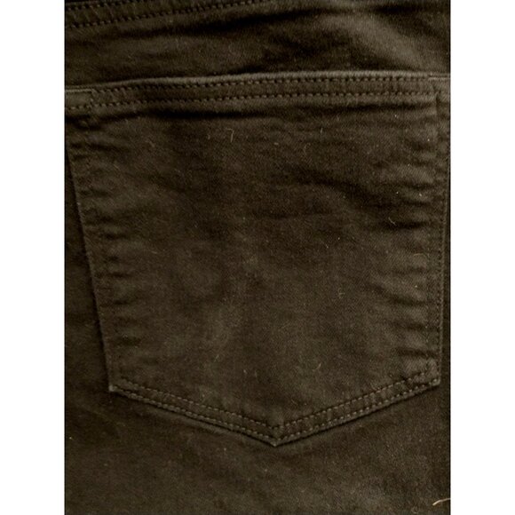 Talbots Women's Jeans Straight Leg High Rise Stretch Black Denim - 16 (38 x30.5) - Picture 7 of 8